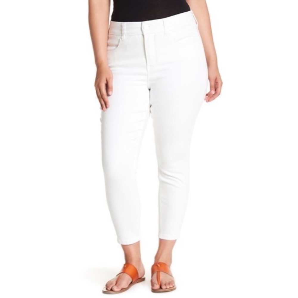 Melissa Mccarthy Seven7 White PencilAnkle Jean 28W